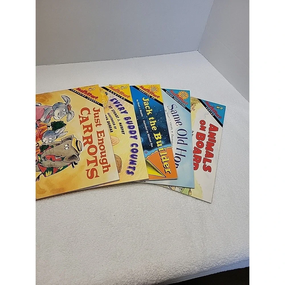 Mathstart Books Stuart J Murphy LOT Level 1 Level 2